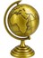 Ofisinize Masaüstü Dekorasyonu Gold Metal Dünya Küresi Masaüstü Süs Ofis ve Ev Dekoru Için 13X9 cm 3