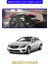 Mercedes C207 2009-2017TORPİDO Koruma Halısı Mavi Kenar 1