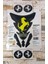 Sticker Seti Siyah Tankpad + 4 Yuvarlak Sticker (Ferrari) 3