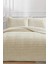 Eterna Peluş Tek Kişilik 180X240 cm Yatak Örtüsü Bej 1