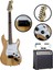 RPH-320WD-30AMP Ahşap Renk Strat Kasa SSS 30W Amfili Elektro Gitar Seti 2