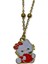 Altın Renk Hello Kitty Kedi Model Top Zincir Çelik Kolye - 3689 2