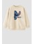 Unisex Çocuk Baskılı 3 Iplik Kumaş Pamuklu Sweatshirt 1