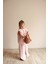 Pembe Çizgili Sırt Detaylı Müslin Takım 1