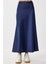 Uzun Saten Etek LGK0008 Lacivert 4