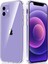 Iphone 12 Uyumlu Sararmaz Hoparlör Toz Korumalı Sert Şeffaf Kılıf 1