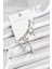 Pirinç Gümüş Renk Ay Model Kadın Set Küpe - PRT3500EB08893 1