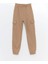 Lcw Kids Bej Beli Lastikli Kız Çocuk Jogger Eşofman Altı 2