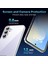 Samsung Galaxy S25 Fe Kılıf Kamera Çıkıntılı Korumalı Yumuşak Şeffaf Silikon + 9h Ekran Koruyucu Cam 4