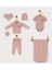 0-3 Ay Bebeklere Çıtçıtlı Body Li 7 Parçalı Zıbın Takımı 1