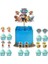 PAW PATROL cake topper set pasta kür-kür-cupcake 1