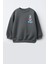 Erkek Çocuk Baskılı 3 Iplik Kumaş Pamuklu Sweatshirt 1