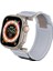 Ile Uyumlu Watch 42MM Krd-99 Hasır Kordon Gri 3