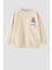 Erkek Çocuk Baskılı 3 Iplik Kumaş Pamuklu Sweatshirt 1