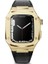 Ile Uyumlu Watch 7 45MM Krd-67 Kordon Siyah-Gold 1