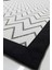 Jüt Sisal Canvas 0438B Antrasit- Beyaz Özel Bordür Dikimli Jüt Sisal 2