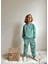 Çocuk Mint Yeşili Sweatshirt ve Eşofman Takımı Alt Üst Takım 9051Y 3