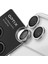 Iphone 17 Pro / Iphone 17 Pro Max Sapphire Lens Koruyucu Optix Prime Serisi Çelik Çerçeve Turuncu 3