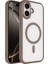 Apple Iphone 17 Kılıf Kamera Korumalı Magsafeli Arkası Şeffaf Krom Kapak 1