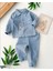Erkek Bebek Nakışlı Gömlek ve Pantolon Takımı 0334-M 3