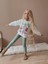 Kız Çocuk Peppa Pig Baskılı Kız Çocuk Sweatshirt - Tayt Takım 4057 Y 4