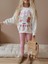 Kız Çocuk Peppa Pig Baskılı Kız Çocuk Sweatshirt - Tayt Takım 4057 P 5