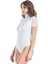 Dantelli Balıkçı Yaka Kadın Body 330 4