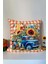 Bloom Truck – Sonbahar Çiçekleri Fitilli Kırlent Kılıfı Dijital Baskılı 43X43CM 1