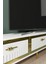 TSA1802BG- Tuna Tv Stand 180CM Beyaz- Altın 3