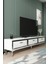 TSA1802BS- Tuna Tv Stand 180CM Beyaz- Gümüş 2