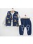 Erkek Bebek 3’lü – Yelek, Sweatshirt & Alt Takım 07173L 1