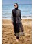 Siyah Kimono – Tesettür Plaj Kimonosu | Tam Boy, Hafif ve Dökümlü Yapı | P2511 1