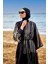 Siyah Kimono – Tesettür Plaj Kimonosu | Tam Boy, Hafif ve Dökümlü Yapı | P2511 2