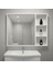 Tek Aynalı Raflı Banyo Dolabı 60*65 cm 1