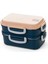 2 Katlı Paslanmaz Çelik Yemek Kabı Beslenme Kabi Saklama Kabı 450X400 ml Lunch Box Renkli 1