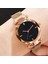 Saaté Rose Gold Mıknatıslı Klips Özelliğe Sahip Quartz Kadın Saat 1