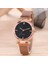 Saaté Rose Gold Mıknatıslı Klips Özelliğe Sahip Quartz Kadın Saat 2