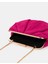 Süet Clutch Fuşya 3