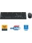 Kablolu Klavye Mouse Set Siyah Türkçe Q Ev Ofis Kullanıma Uygun Klavye Mouse Set 1