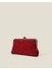 Süet Clutch Gece Çantası Kırmızı 3