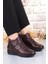 7118 Rahat Esnek Kaymaz Taban Yumuşak Hakiki Deri Kadın Bot 1