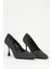 Siyah Kadın Topuklu Ayakkabı PC-55010 1
