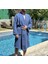 4 Katlı Müslin Kapüşonsuz Kimono / Bornoz / Sabahlık 1