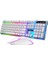 Kablolu USB Gaming Oyuncu Klavye Mouse Set Türkçe Q Klavye Multi Fonksiyonlu Reinbow Aydınlatmalı 3
