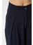 Likra Serisi Viora Açık Pile Esnek Lacivert Palazzo Pantolon 2