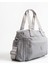 Çok Cepli Kadın Omuz Çantası Orta Boy Günlük HV4018 Gri 2