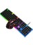 Kablolu USB Gaming Oyuncu Klavye Mouse Set Türkçe Q Klavye Multi Fonksiyonlu Reinbow Aydınlatmalı 3