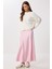Uzun Saten Etek LGK0008 Pembe 2