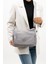 Çok Cepli Çapraz Askılı Kadın Omuz Çantası Orta Boy Günlük HV4008 Gri 2