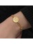 Gold Kaplama Tugralı 925 Ayar Gümüş Bileklik 1
